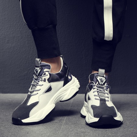 New Casual Shoes Thick-Soled Sports Super Hot Color Matching Increased Shoe